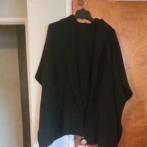 SAACHI Black Women's Cape With Hood